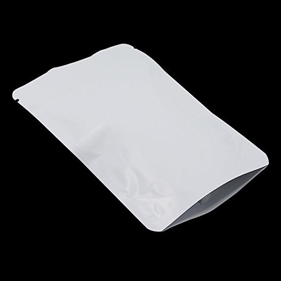 [HCM]Túi zip trắng sữa đáy đứng