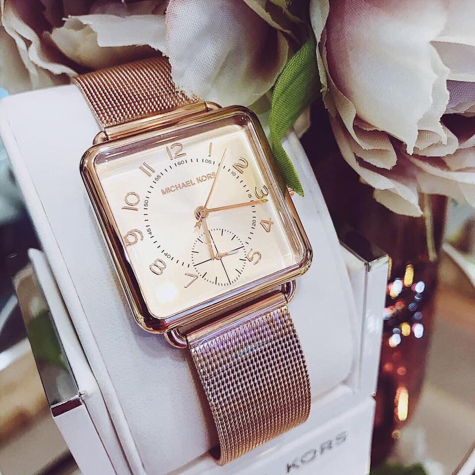 [HCM]Đồng Hồ Thời Trang Nữ MICHAEL KOR$ MK3664 - SIZE 24*32 MM - FULLBOX