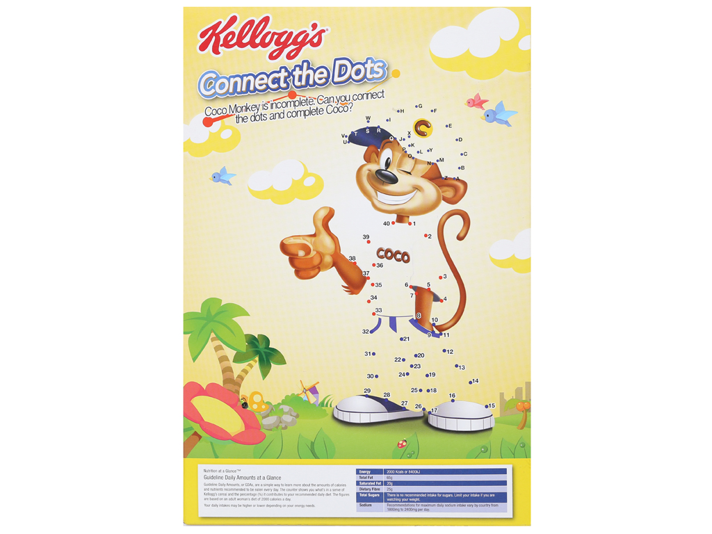 Ngũ cốc Kellogg's Coco Loops vị socola hộp 170g