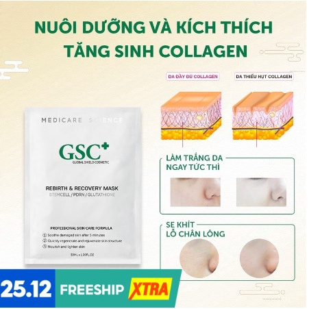 Mặt nạ tái tạo và phục hồi GSC 30ml