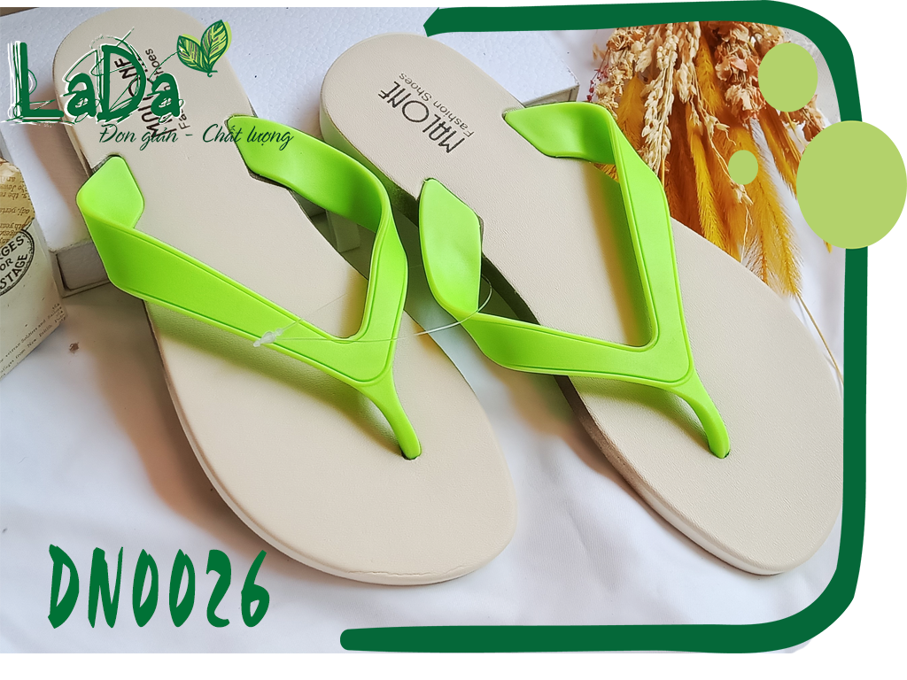 Dép Đúc Quai Kẹp Nữ Màu Trơn Siêu Bền [DN0026]