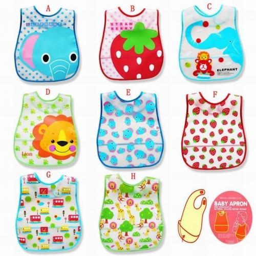 COMBO 5 Yếm nilong chống thấm cho bé
