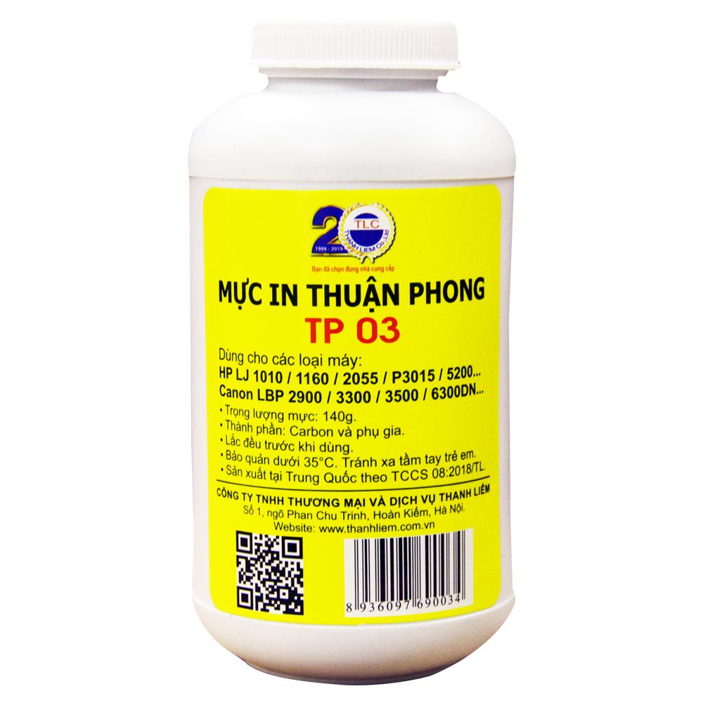 Mực đổ Thuận Phong TP03 (140g) dùng cho máy in HP / Canon