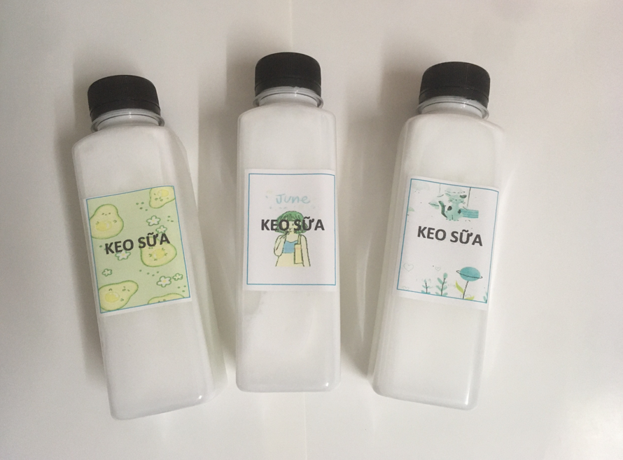 KEO SỮA - KEO SỮA LÀM SLIME ĐẪ PHA SẴN