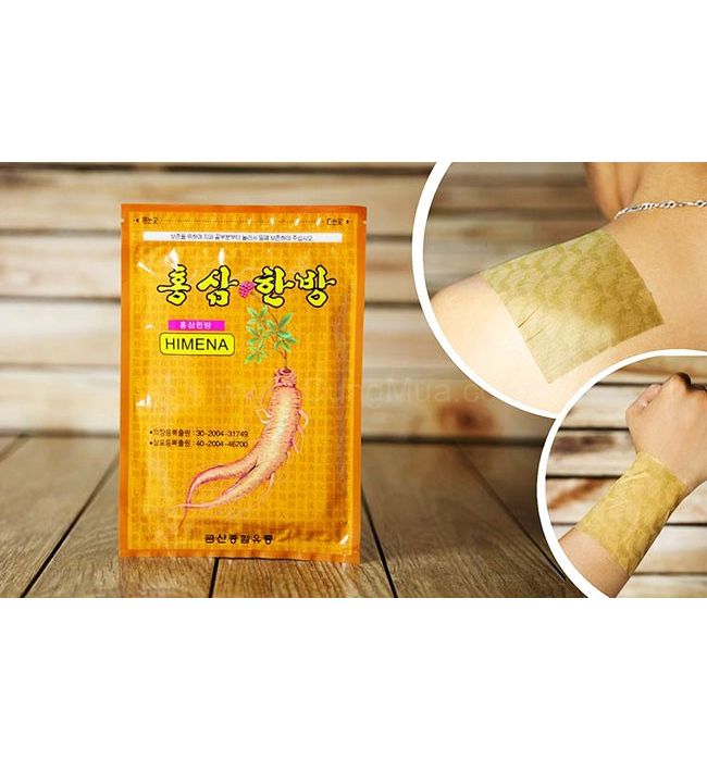 Cao dán nhân sâm hàn quốc chuẩn
