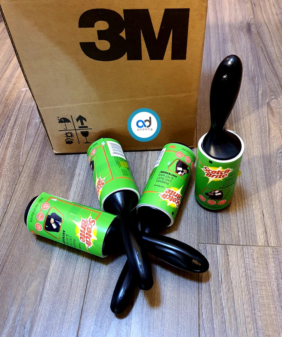 Cây lăn bụi, lông chó mèo, tóc rụng 3M Scotch Brite