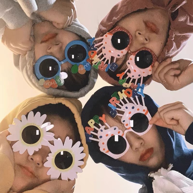 (hot trend) kính mắt happy birthday dễ thương