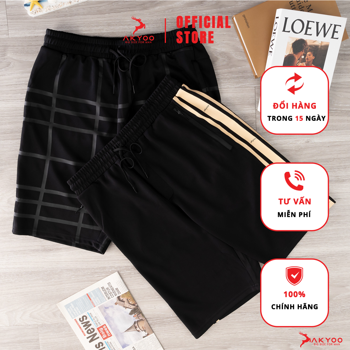 [ Mua 3 Tặng 1] Quần Short, Quần&hellip;