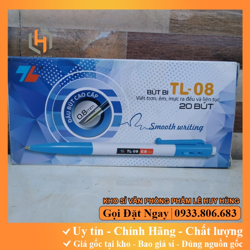 Bút bi mực xanh nét đẹp xịn .TL08