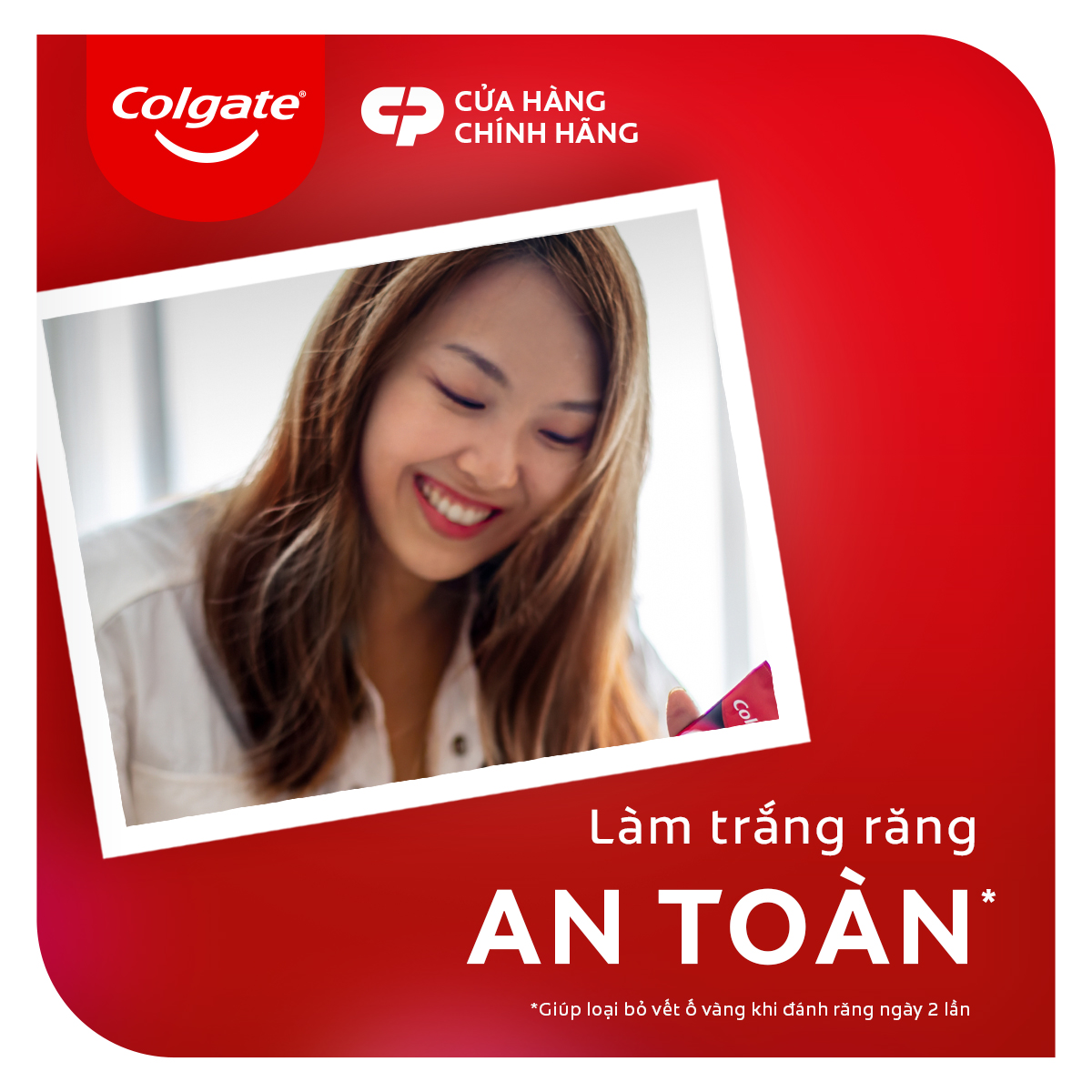 [HB gift] Kem đánh răng Colgate Optic White O2 35g/tuýp