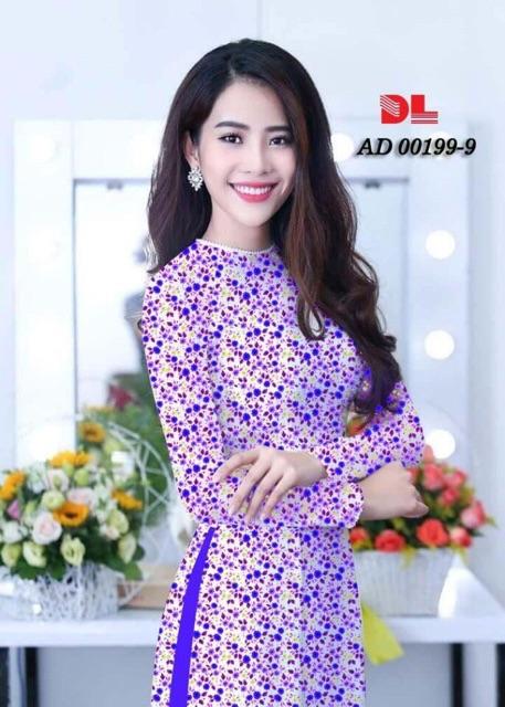 [HCM]Vải áo dài hoa nhí