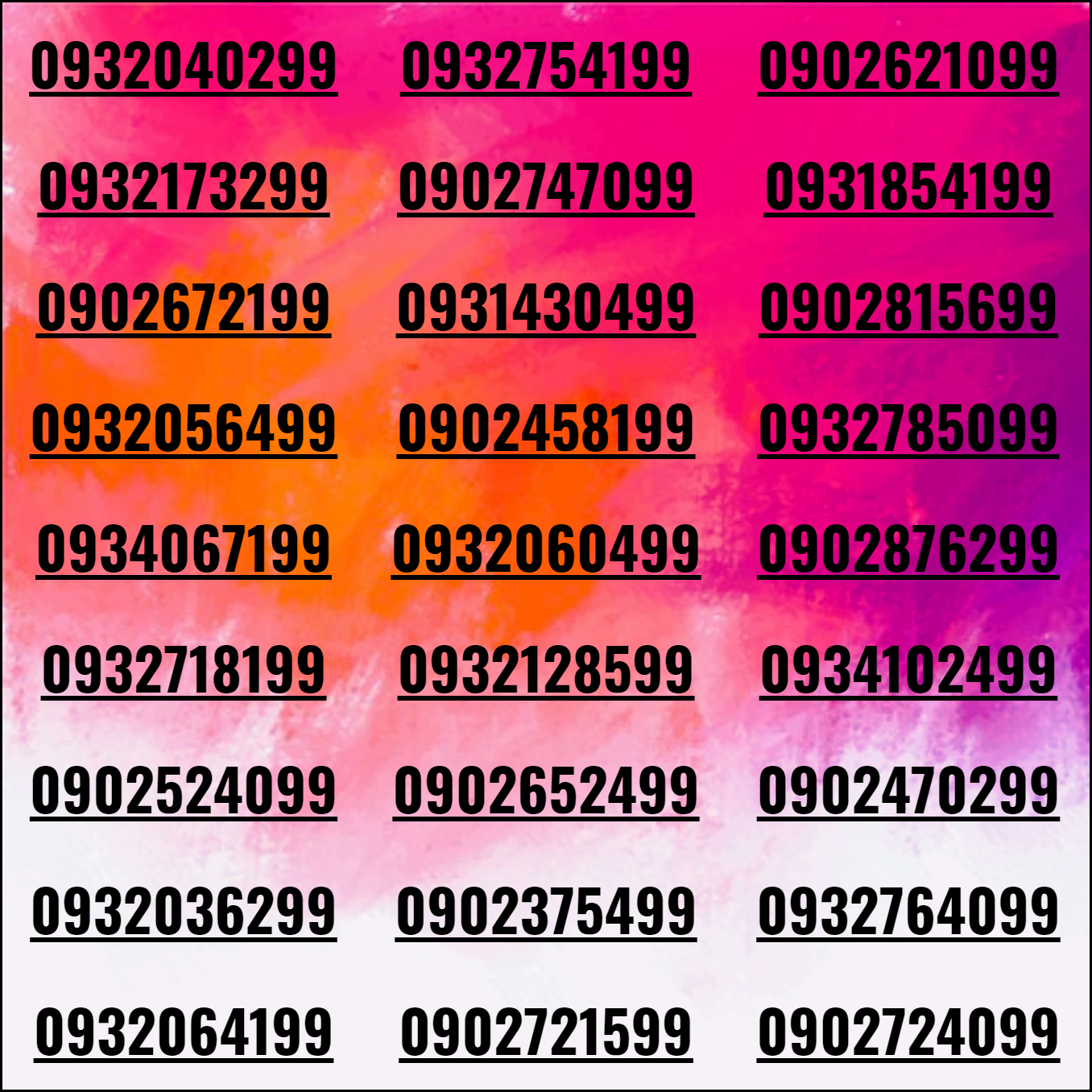 Sim đẹp phong thủy đầu 09 đuôi 99, 88 và 68
