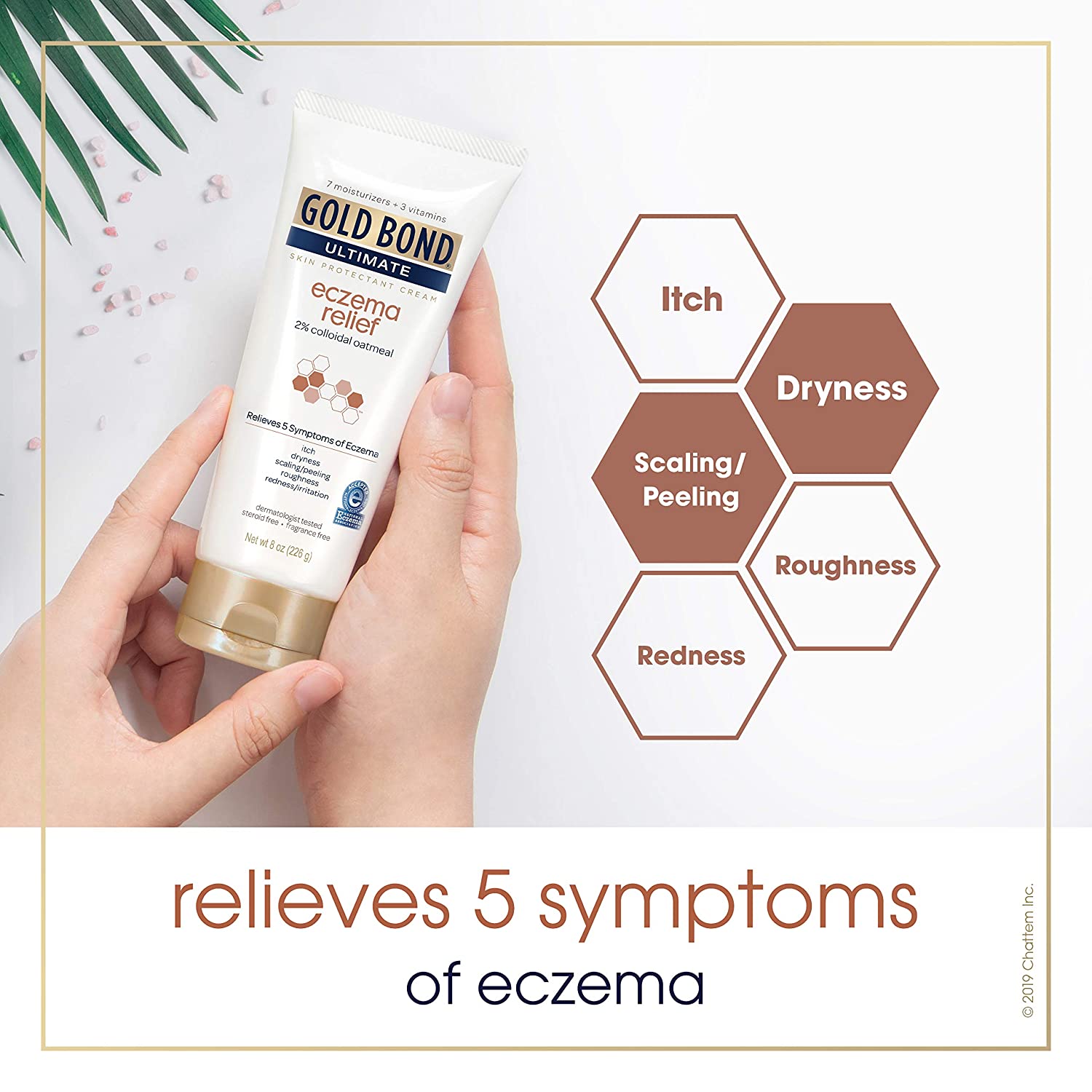 Bill US - Kem giảm chàm Gold Bond Ultimate Eczema Relief Cream 226g