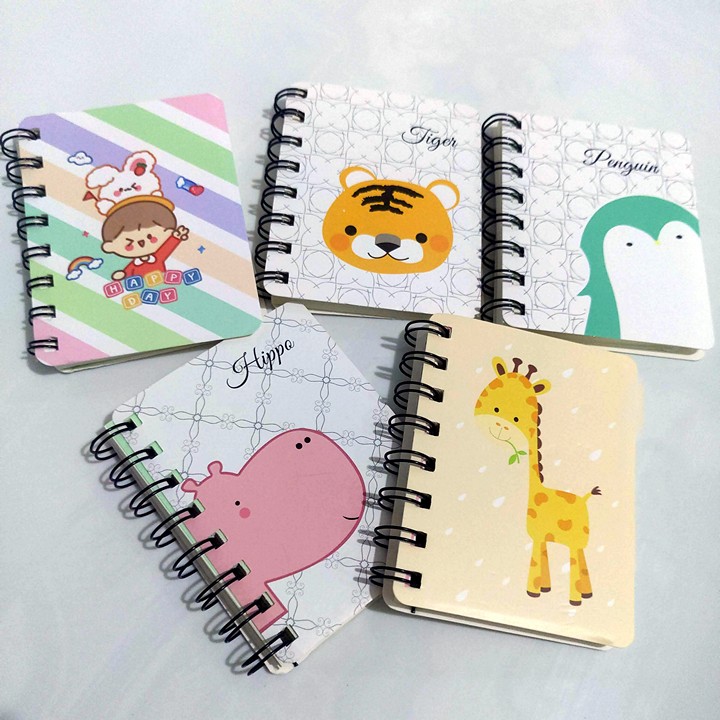 Dụng cụ học tập, Sổ tay CuTe mini gáy lò xo, đồ dùng học tập