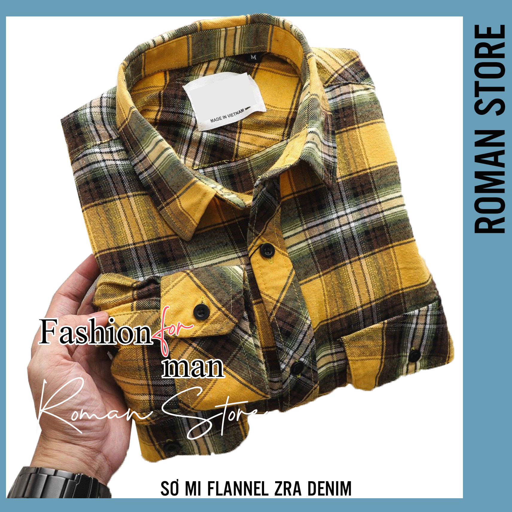 Sơ mi Flannel DEMIN CAO CẤP