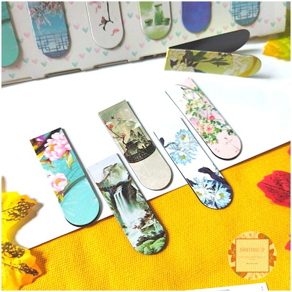 [HCM]Bookmark Nam Châm Đánh Dấu Sách - Phong Cảnh Cổ Trang (Mẫu Ngẫu Nhiên)