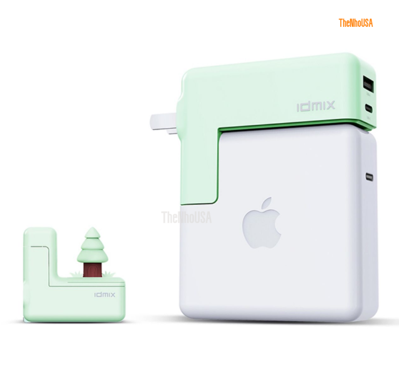 Củ sạc nhanh Idmix P30 Pro - [1 Type C + 1 Type A] PD/QC... [Kết hợp với củ AP] - [BH 12T]