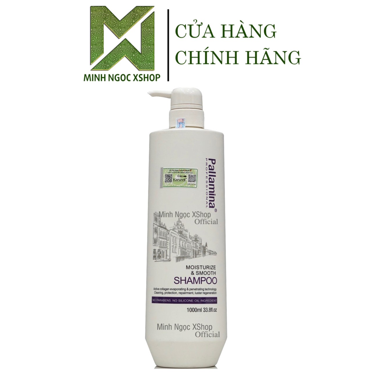 Dầu gội phục hồi siêu mượt Pallamina 1000ML chính hãng