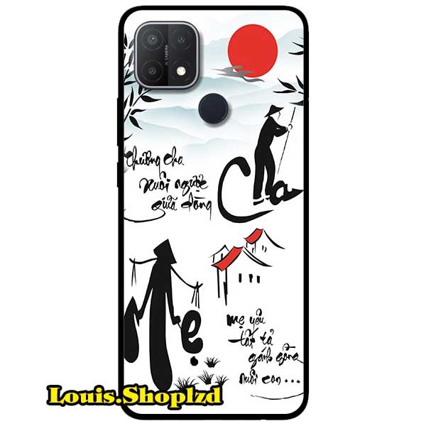 Ốp lưng dành cho oppo a15 - a15s - thương cha mẹ