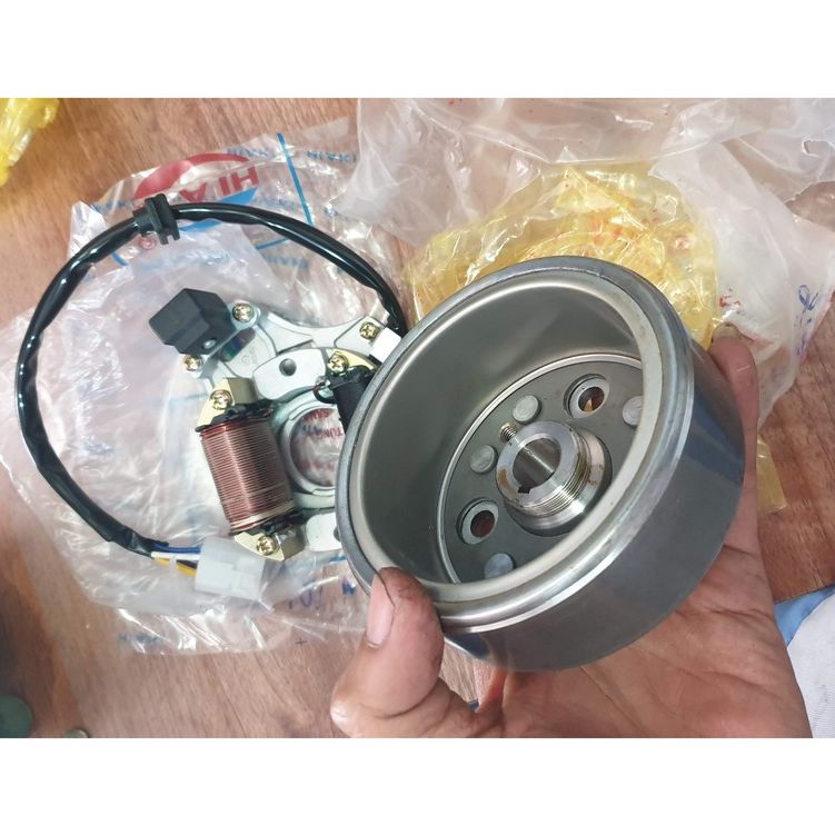 Bộ vô lăng mâm lửa  Dream Wave trung quốc 2 cục ( zắc liền 4 dây ) loại tốt