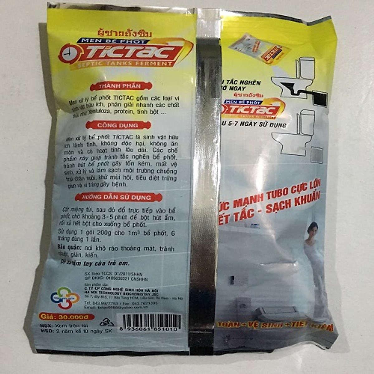 Men bể phốt Tic Tac