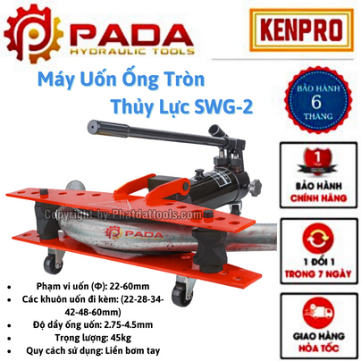 Máy uốn ống thuỷ lực swg 2 - phạm vi uốn 22-60mm