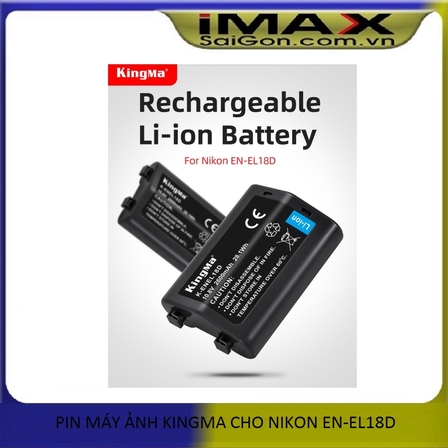 Pin máy ảnh kingma thay thế cho pin en-el18d