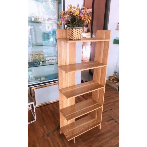 Kệ để đồ góc tường, Kệ góc gỗ 5 tầng đa năng