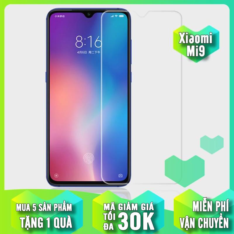 Kính cường lực cho Xiaomi Mi 9 / Mi 9 Lite / CC9 - Trong Suốt