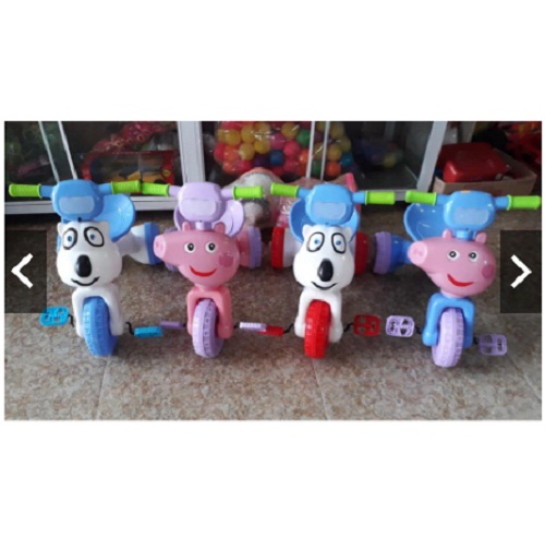 Xe đạp 3 bánh cho bé trai/bé gái (có nhạc + đèn + gấp gọn)
