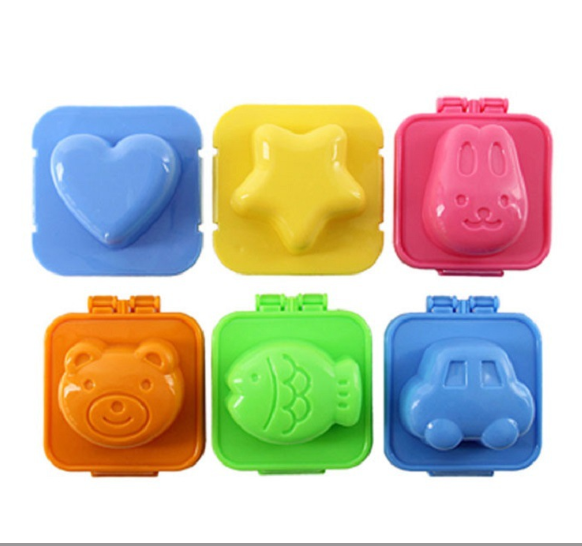 Set 6 Khuôn cơm, khuôn bánh tạo hình con vật