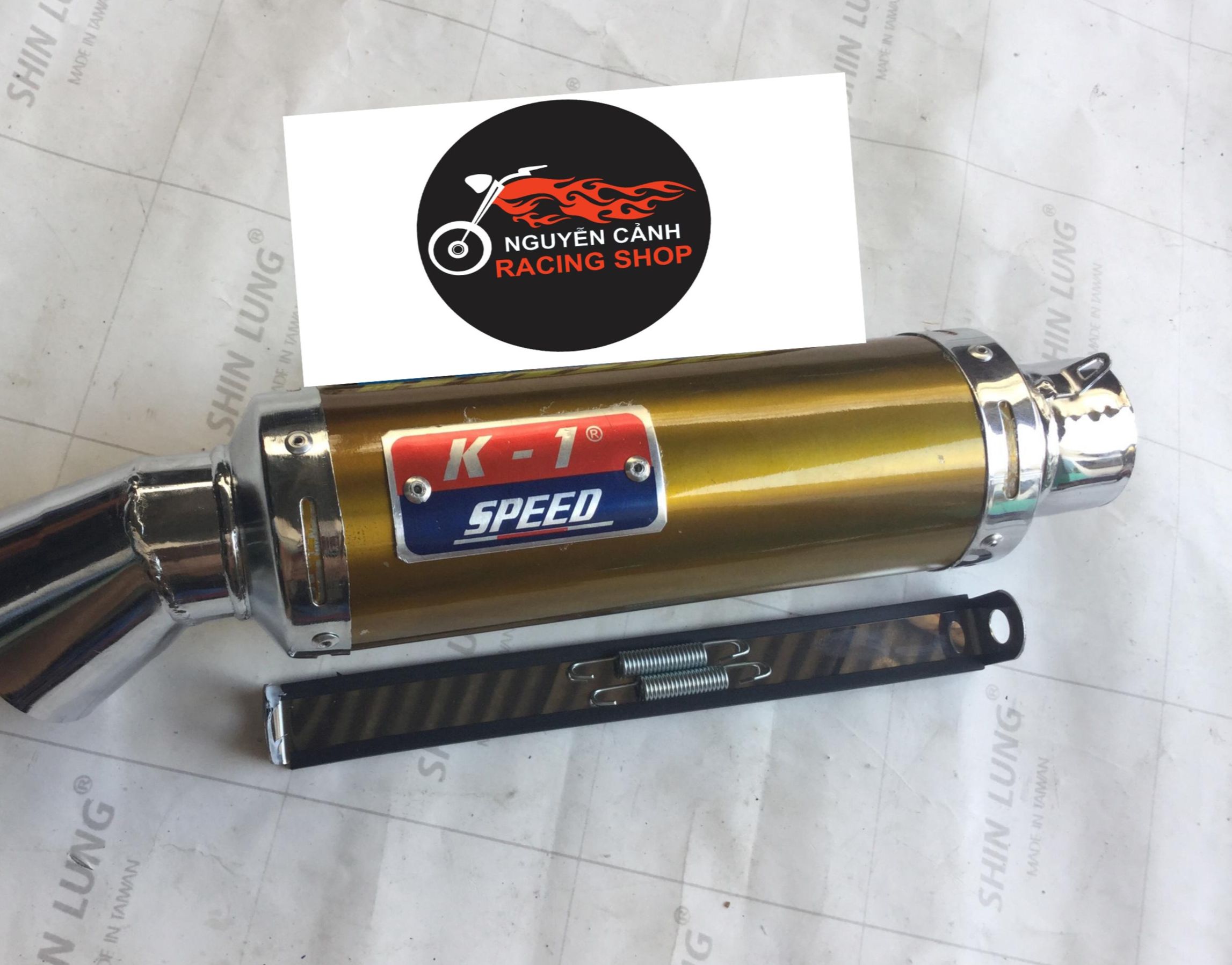 Pô k1 speed full pas treo lò xo - Lon ko cổ