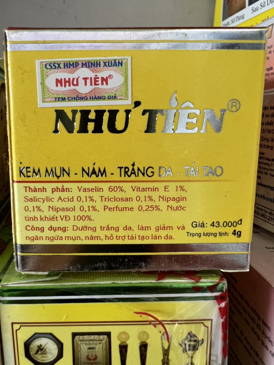 Kem như tiên xanh ,vàng 4g