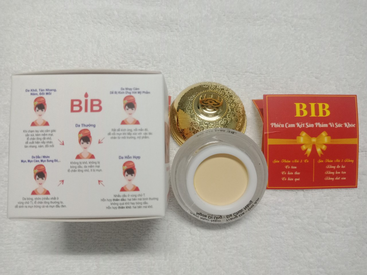 KEM DƯỠNG DA MẶT BIB 10 IN 1 16G