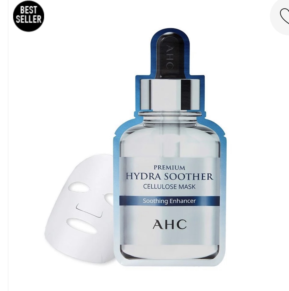 [HCM]Mặt nạ giấy giữ ẩm sáng da AHC Premium Hydra Soother Cellulose Mask (5 miếng x 27g)