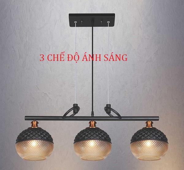 [HCM]ĐÈN THẢ BÀN ĂN - ĐÈN THẢ LED 3 CHẾ ĐỘ ÁNH SÁNG