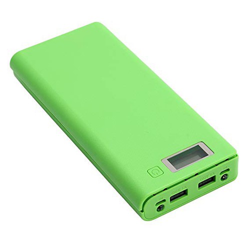Box sạc dự phòng 8 khe pin dùng pin 18650 (Xanh Lá, chưa pin Home Smart))