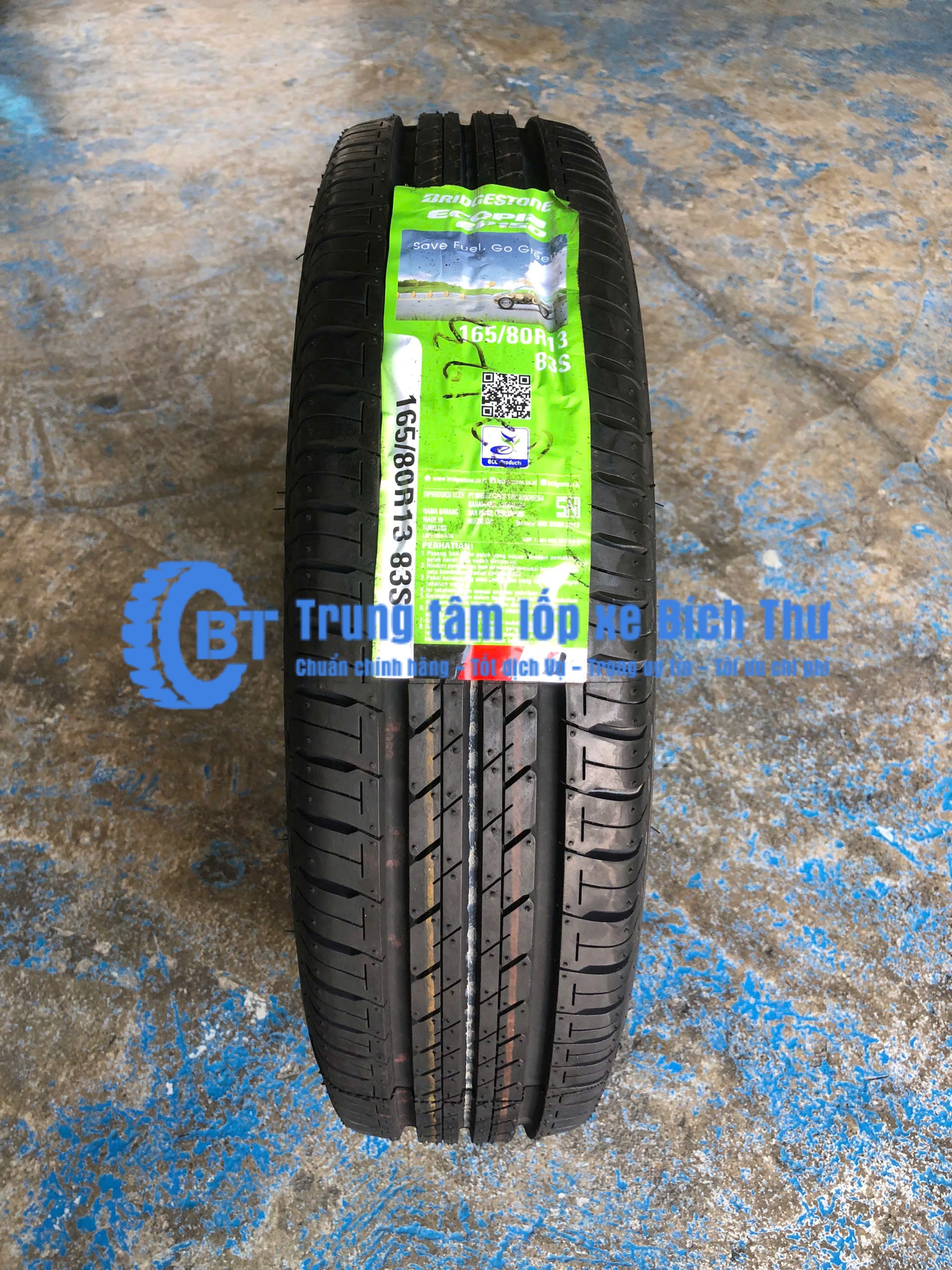 Lốp Bridgestone 165/80r13 Ecopia EP150 date2023