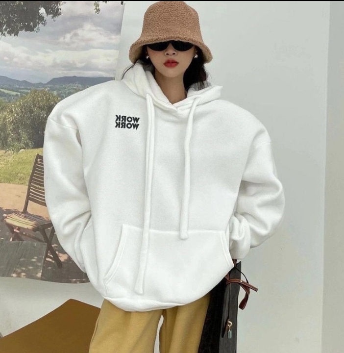 Áo khoác nỉ, work áo hoodie nỉ nam nữ có mũ