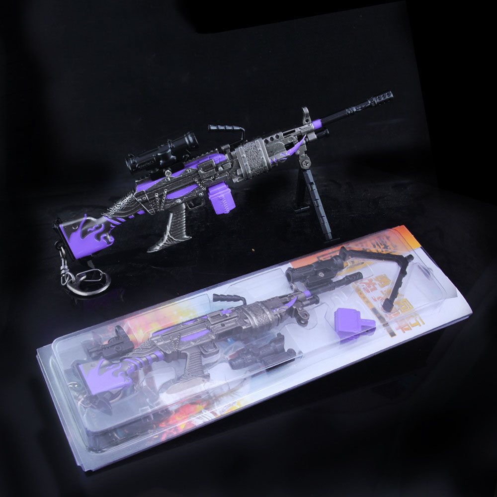 Mô Hình PUBG Kim Loại M249 Collector 3 Scope