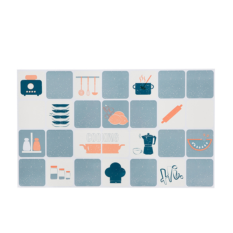 Miếng Giấy Dán Nhà Bếp Cách Nhiệt Chống Dầu Mỡ - Decal Dán Bếp (75x45cm)