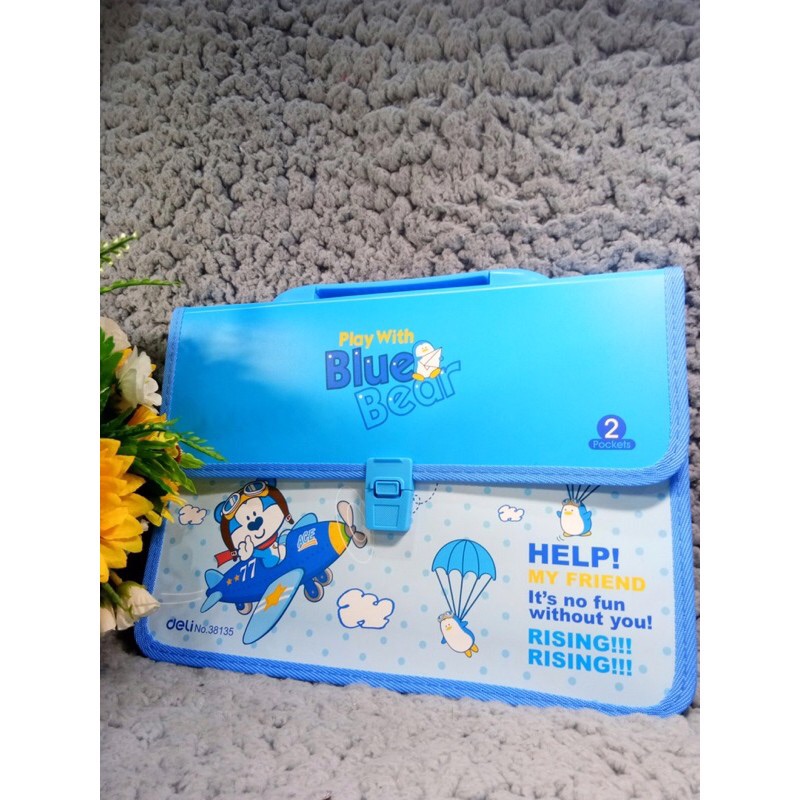 Cặp Học Thêm Deli Cho Bé 38135