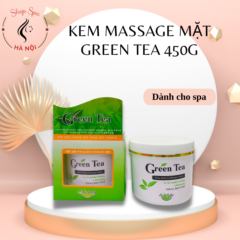 Kem Massage Mặt Trà Xanh 450g Green Tea Massage Cream Lazada.vn