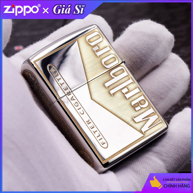 Bật lửa Zippo khắc MBR bản tiêu chuẩn mạ Chrome