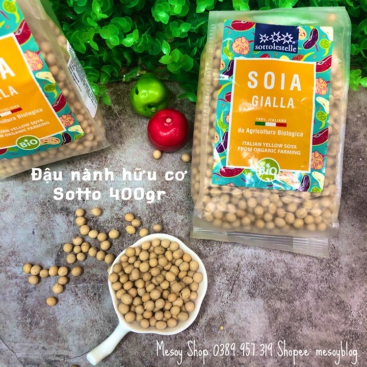 Đậu nành hữu cơ Sottolestelle 100gr tách lẻ