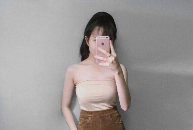 áo ống vải thun TC nữ