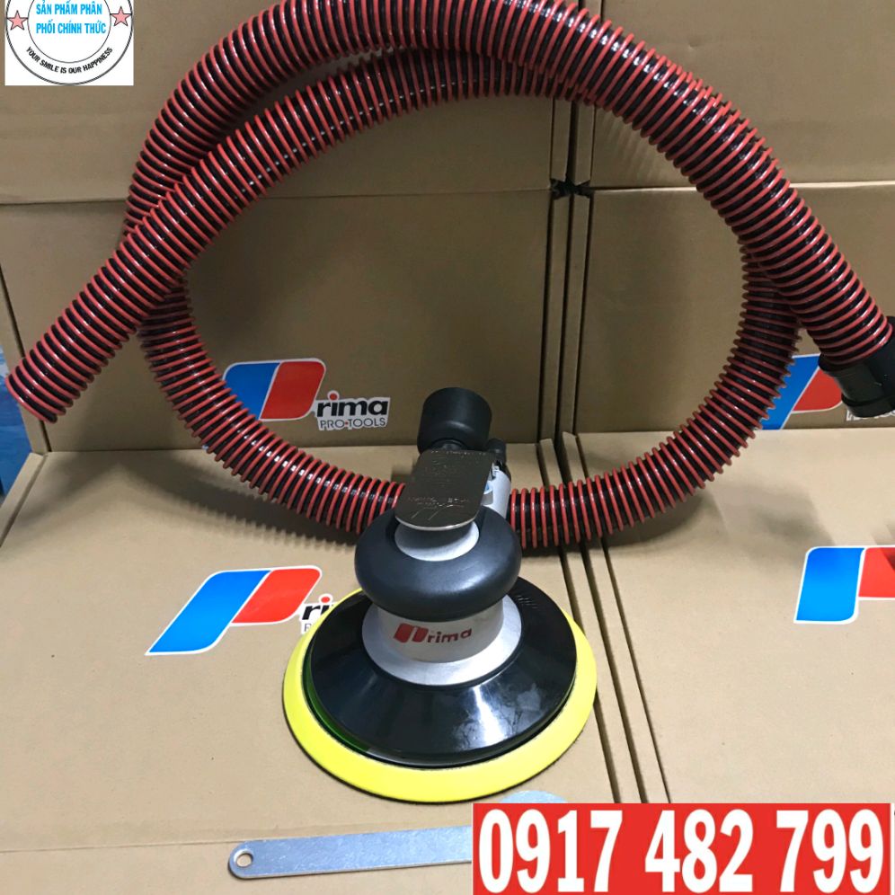 Máy chà nhám hơi có hút bụi 6 INH 150mm