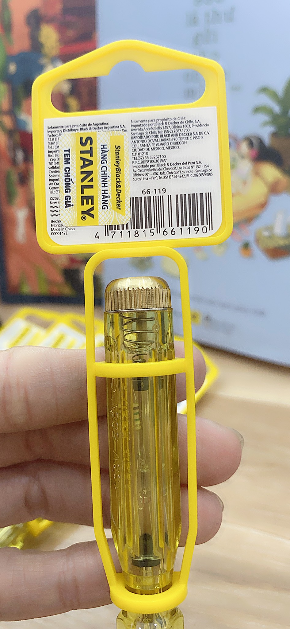Bút thử điện Stanley chính hãng 150mm (100-500V)
