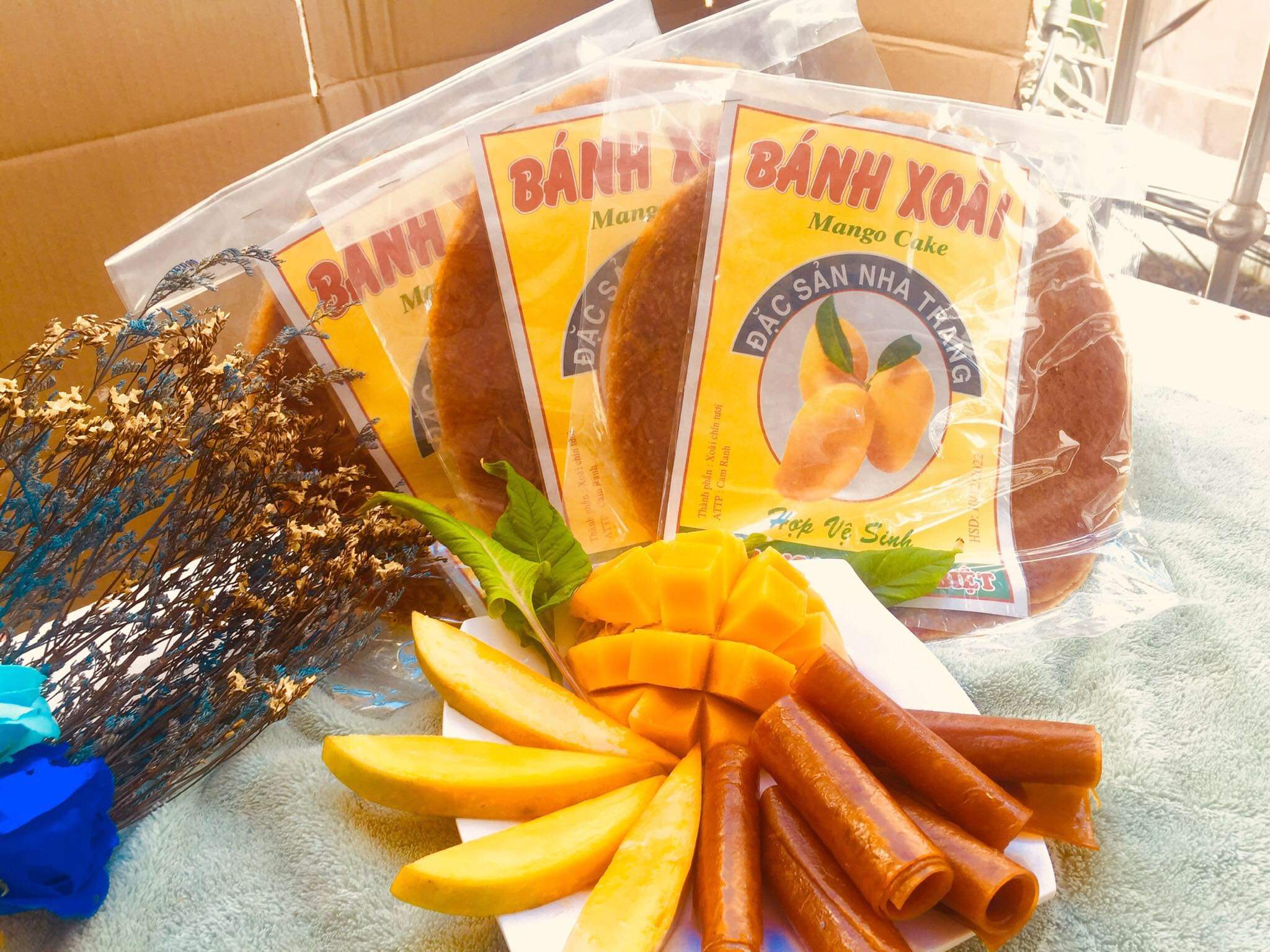 Bánh tráng xoài đặc sản cam ranh- khánh hòa