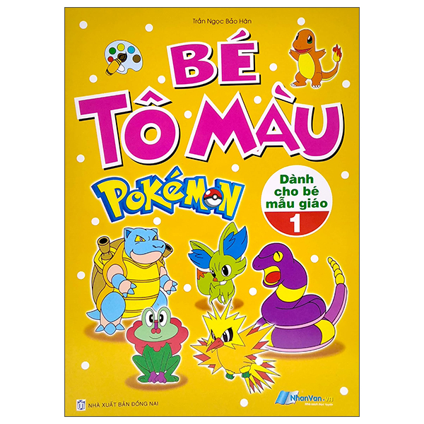 Fahasa - bé tô màu pokemon - tập 1